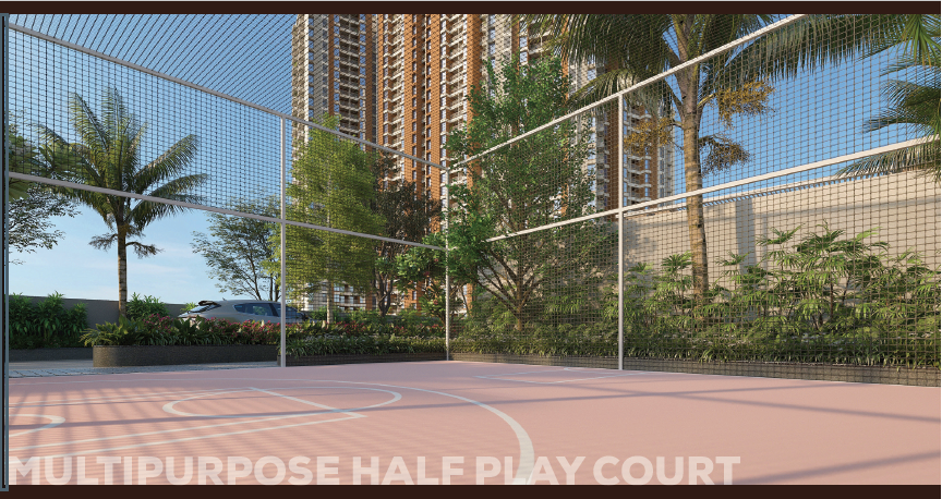 Mangalam momento Multipurpose half play court