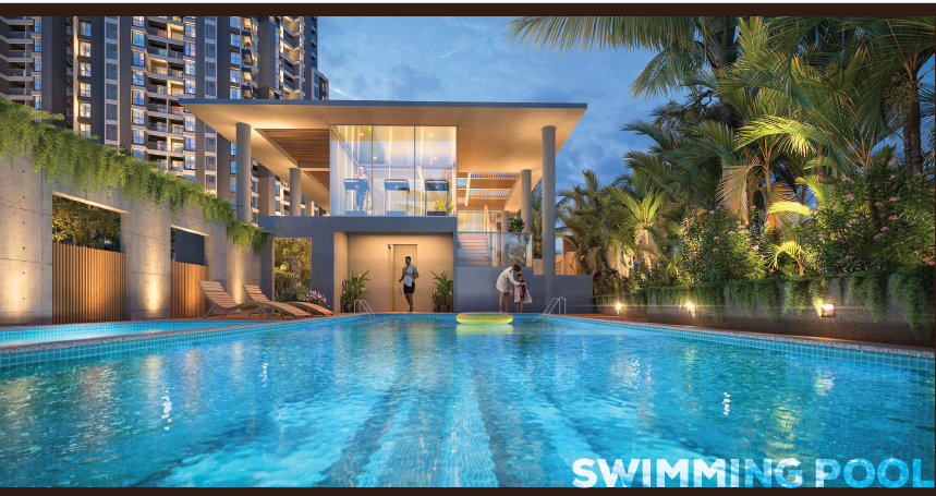 Mangalam Momento Moshi swimming pool